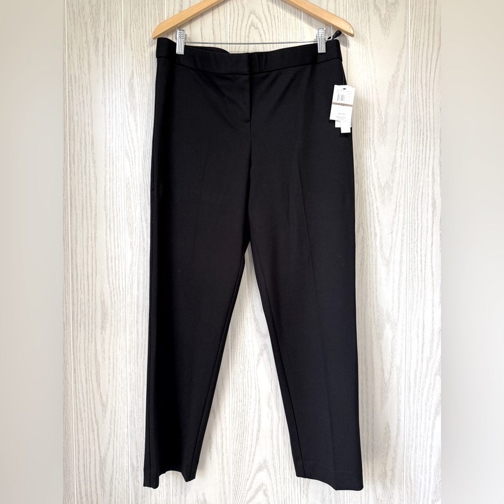 Amanda + Chelsea Alex Ponte Knit Trousers Modern Fit Ankle Pant Size 12 NWT